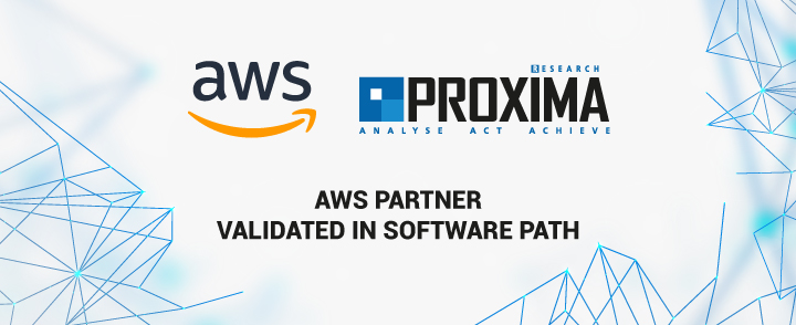 Proxima Research is an AWS Partner Validated in Software Path