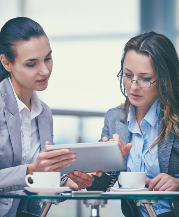 executive-manager-woman-brainstorming-management-solution-showing-company-strategy 1